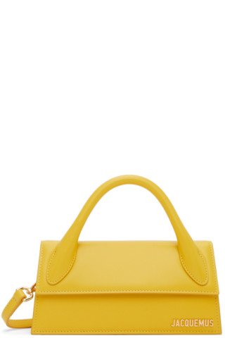 JACQUEMUS LA MONTAGNE LE CHIQUITO LONG BAG YELLOW