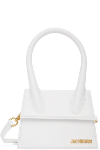 Jacquemus: White La Montagne 'Le Chiquito Moyen' Bag | SSENSE Canada