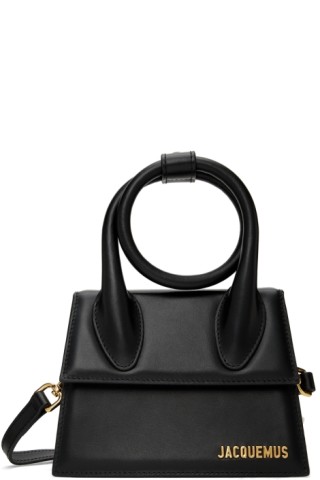 Jacquemus: Black La Montange 'Le Chiquito Nœud' Bag | SSENSE