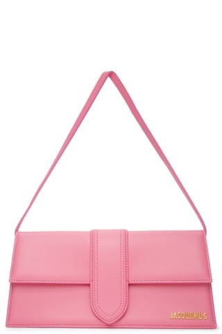 Jacquemus: Pink La Montagne 'Le Bambino Long' Bag | SSENSE