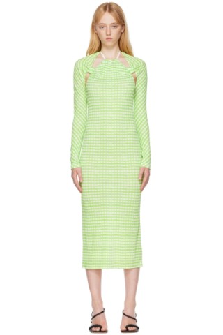 Green 'La Robe Nodi' Maxi Dress by Jacquemus on Sale
