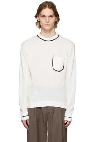 Jacquemus: White 'La Maille Marino' Sweater | SSENSE Canada