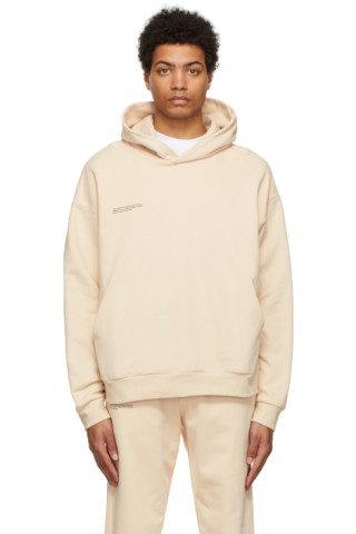 Beige 365 Hoodie by PANGAIA on Sale