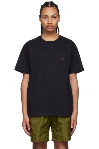 Black One Point T-Shirt by Gramicci on Sale