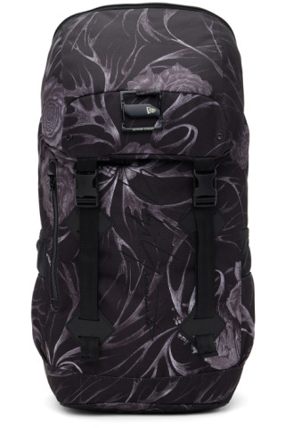 Black New Era Edition Backpack by Yohji Yamamoto on Sale