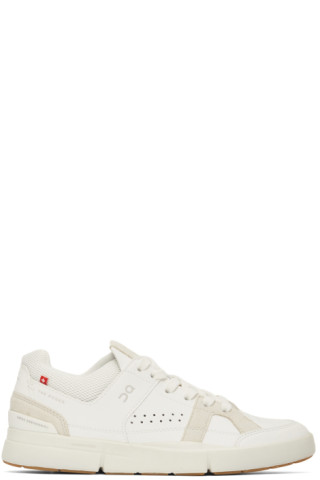 On: White 'The Roger Clubhouse' Sneakers | SSENSE Canada