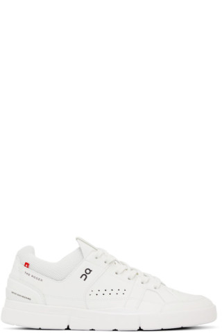 On: White 'The Roger Clubhouse' Sneakers | SSENSE Canada