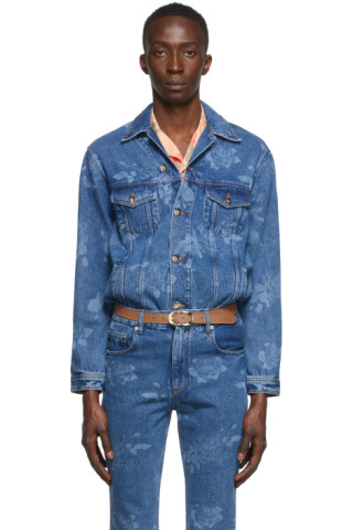 Ernest W. Baker: Blue Denim Jacket | SSENSE