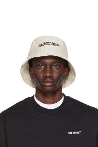 Off-White: Off-White Blur Bucket Hat | SSENSE