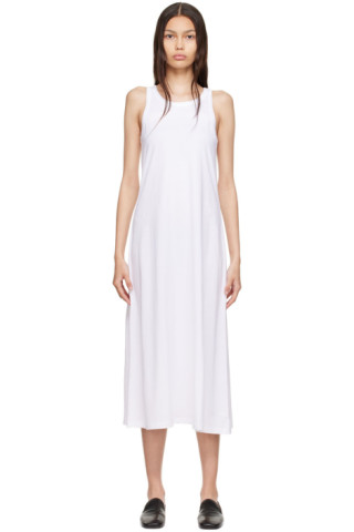 Studio Nicholson: White Flint Midi Dress | SSENSE