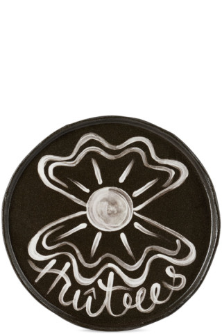 Harlie Brown Studio - SSENSE Exclusive Black 'Huitres' Plate