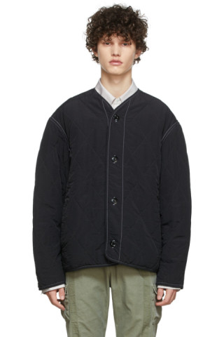 OAMC: Black Combat Liner Jacket | SSENSE