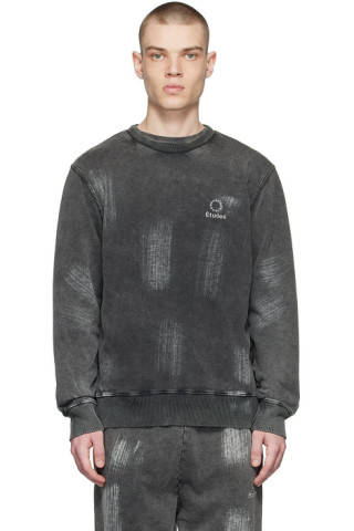 Études: SSENSE Exclusive Black Organic Cotton Sweatshirt | SSENSE Canada