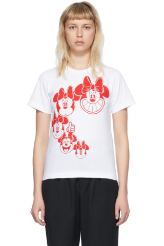 White Disney Edition Minnie Mouse T-Shirt by Comme des Garçons