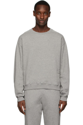 M.A. Martin Asbjørn: Grey M.A. Sweatshirt | SSENSE