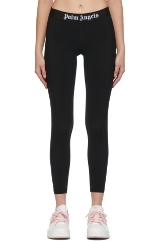 Black Leggings with logo Palm Angels - Vitkac Canada