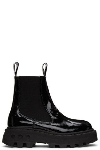 simon miller scrambler leather chelsea boots