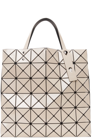 100% AUTHENTIC BAO BAO ISSEY MIYAKE LUCENT BEIGE COLOR TOTE BAG