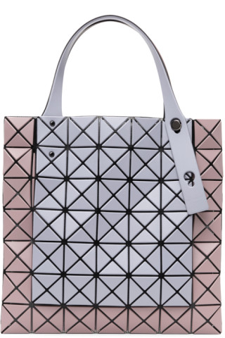 Bao Bao Issey Miyake: Purple & Pink Prism Kangaroo Tote | SSENSE