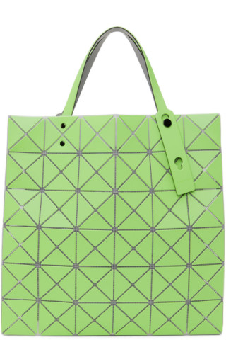 Bao Bao Issey Miyake: Green Lucent Tote | SSENSE Canada