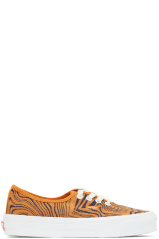 vans orange montante