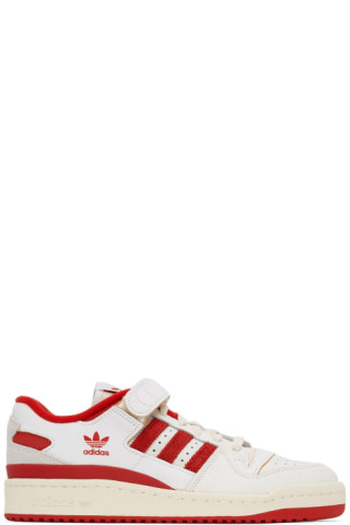 leather white adidas