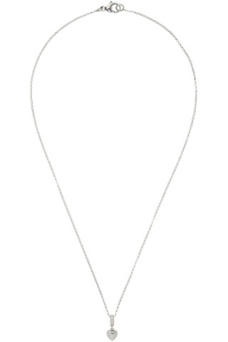Kids Silver Heart Pendant Necklace by Tom Wood | SSENSE