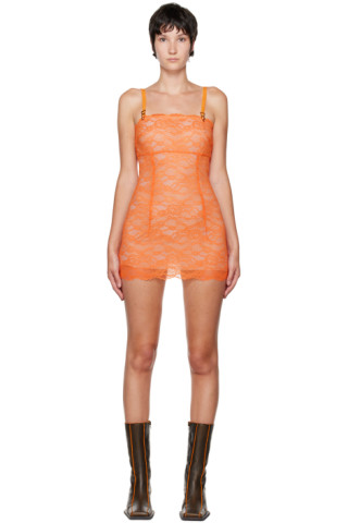 【関税込み】Poster Girl オレンジ Blair ミニドレス Orange Blair Minidress by Poster Girl on Sale