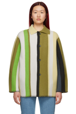 PERVERZE - Green Blanket Coat