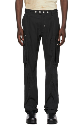 1017 ALYX 9SM: Black Rivet Detail Cargo Pants | SSENSE