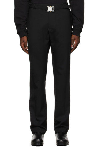 1017 ALYX 9SM - Black Metal Buckle Suit Trousers