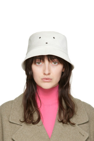 関税送料込- BOTTEGA VENETA バケットハット BOTTEGA VENETA イントレチャートレザー バケットハット | NET-A