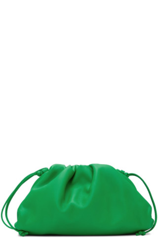 green bottega clutch