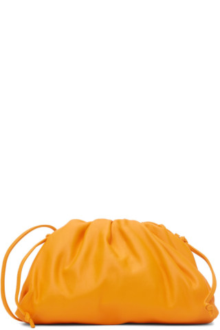 Bottega Veneta The Mini Pouch in Tangerine