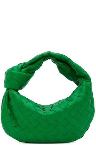 Bottega Veneta Mesh Bucket Bag in Green 570185 VBOU1 3343 2004000708193 -  Handbags - Jomashop