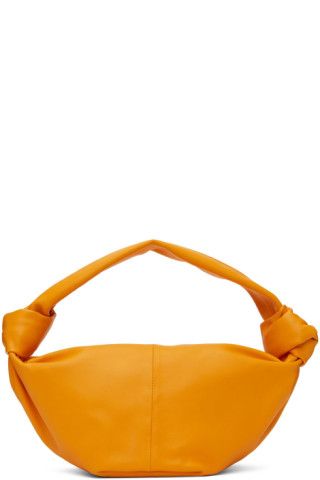 Bottega Veneta Double Knot Bag in Tangerine & Gold