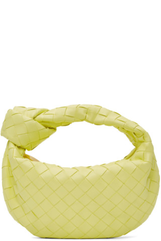 Jodie leather handbag Bottega Veneta Yellow in Leather - 32297493