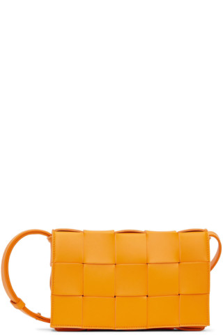 Bottega Veneta Small Metal Loops Bag In Tangerine for Women