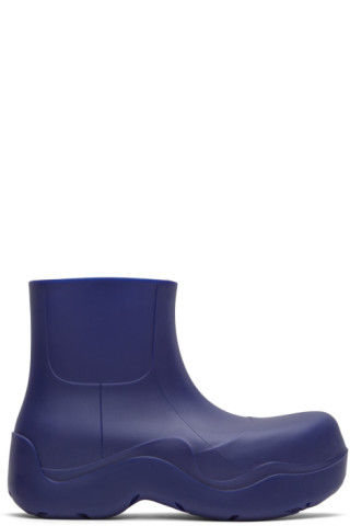 【関税込み】Bottega Veneta パープル Puddle ブーツ Bottega Veneta: パープル Puddle ブーツ | SSENSE 日本