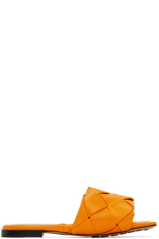 Bottega Veneta Lido maxi 90mm sandals - Orange