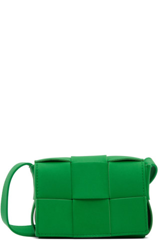 Bottega Veneta Cassette Shoulder Bag Green White – Now You Glow