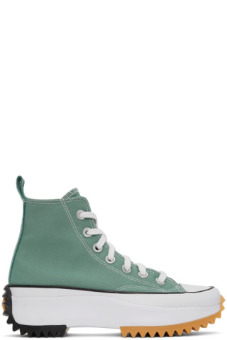 Converse: Green Run Star Hike Sneakers | SSENSE