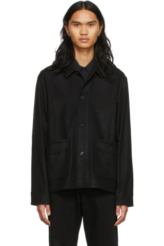 Our Legacy: Black Virgin Wool Archive Box Jacket | SSENSE Canada