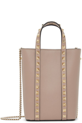 Valentino Rockstud Double Handle Tote Bag