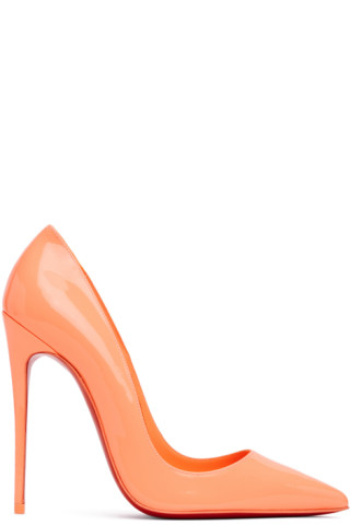 Christian Louboutin: Orange So Kate 120mm Heels | SSENSE