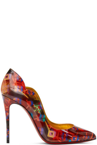 Christian Louboutin Multicolor Hot Chick Tivoli Patent Stiletto