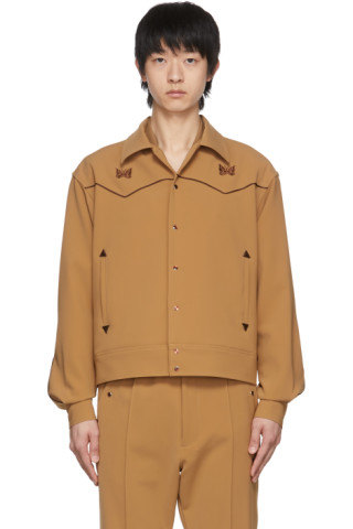 Brown Cowboy Jacket by NEEDLES on Sale
