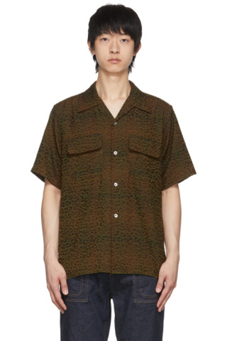 NEEDLES: Khaki C.O.B. Classic Shirt | SSENSE