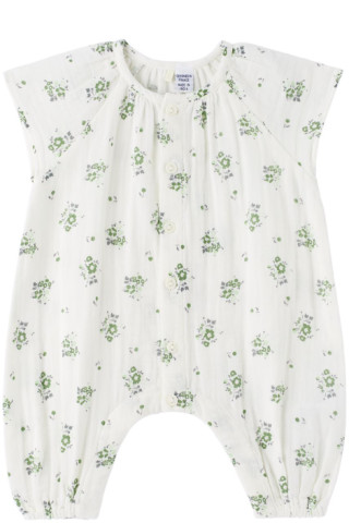 Baby Floral Pattern Jumpsuit by Petit | SSENSE