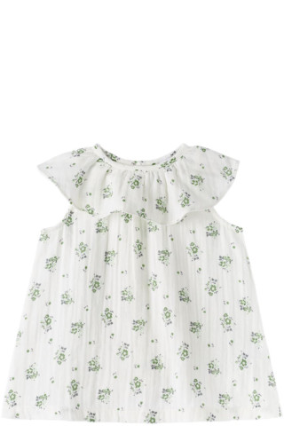 Baby Off-White Floral Print by Petit |